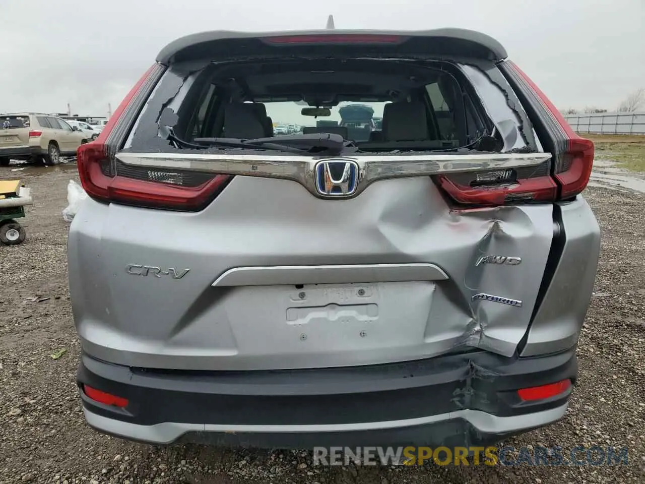 6 fotografías del automóvil dañado 7FART6H59LE015513 HONDA CRV 2020