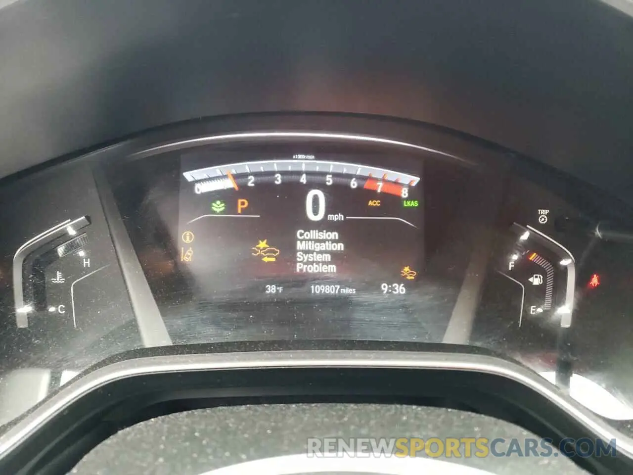 9 fotografías del automóvil dañado 7FARW1H52LE015279 HONDA CRV 2020