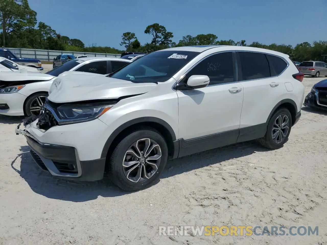 1 fotografías del automóvil dañado 7FARW1H55LE017530 HONDA CRV 2020