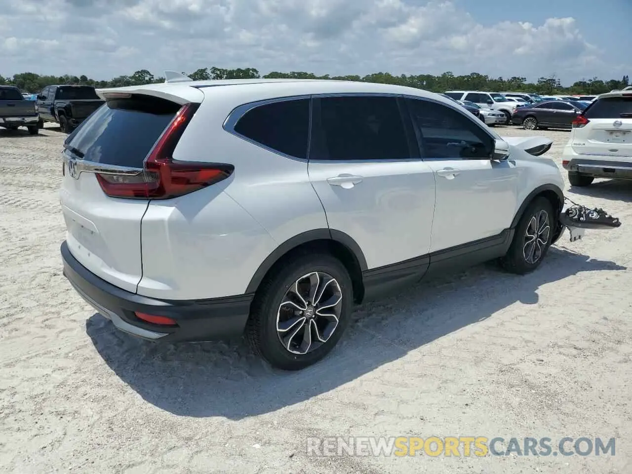 3 fotografías del automóvil dañado 7FARW1H55LE017530 HONDA CRV 2020