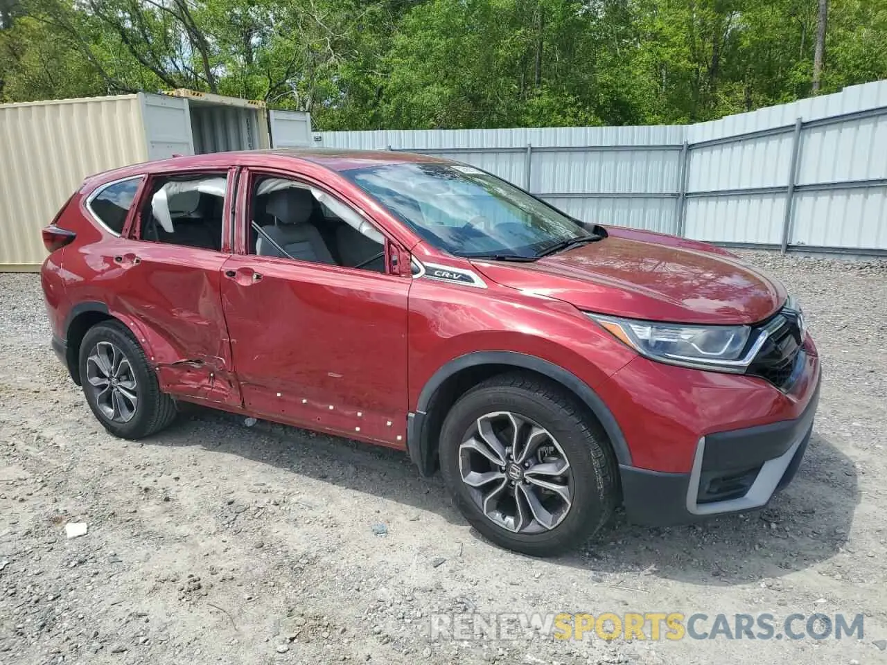 4 fotografías del automóvil dañado 7FARW1H56LE015690 HONDA CRV 2020
