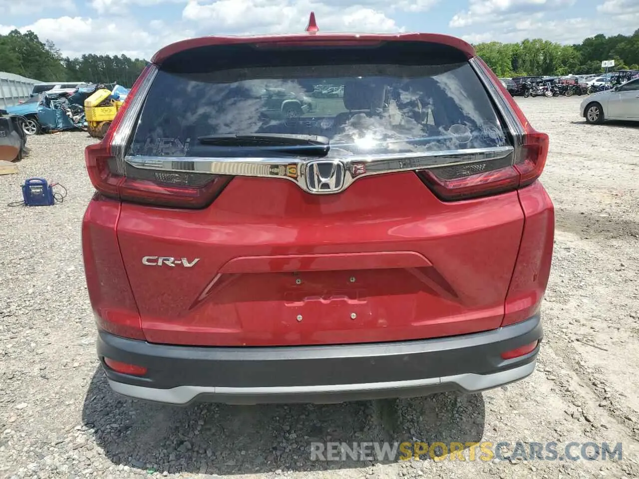 6 fotografías del automóvil dañado 7FARW1H56LE015690 HONDA CRV 2020