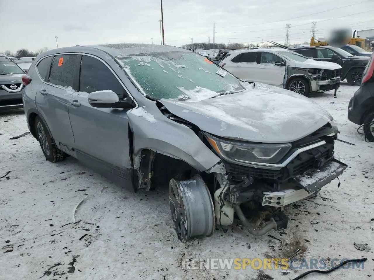 4 fotografías del automóvil dañado 7FARW1H86LE017319 HONDA CRV 2020