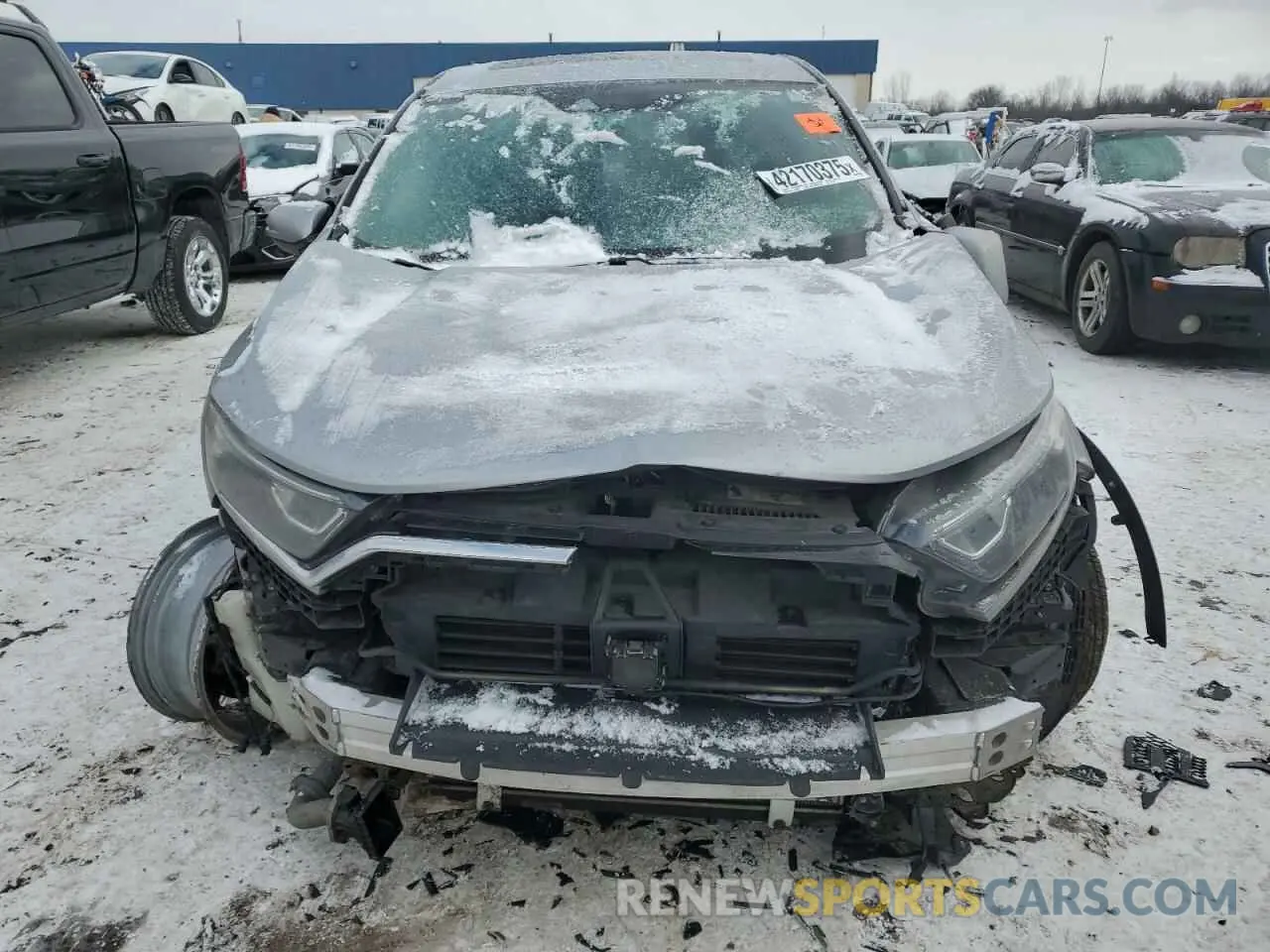 5 fotografías del automóvil dañado 7FARW1H86LE017319 HONDA CRV 2020