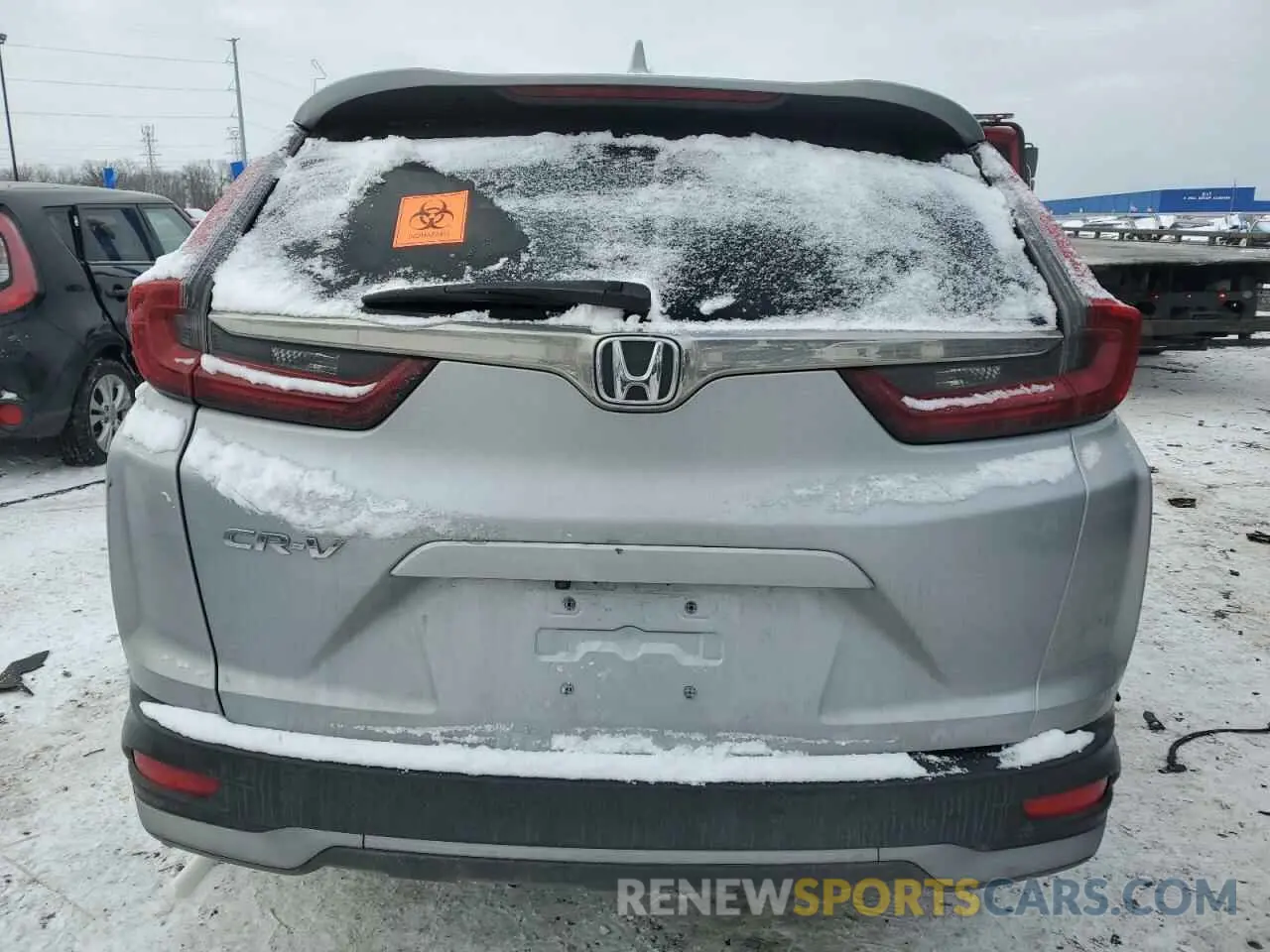 6 fotografías del automóvil dañado 7FARW1H86LE017319 HONDA CRV 2020