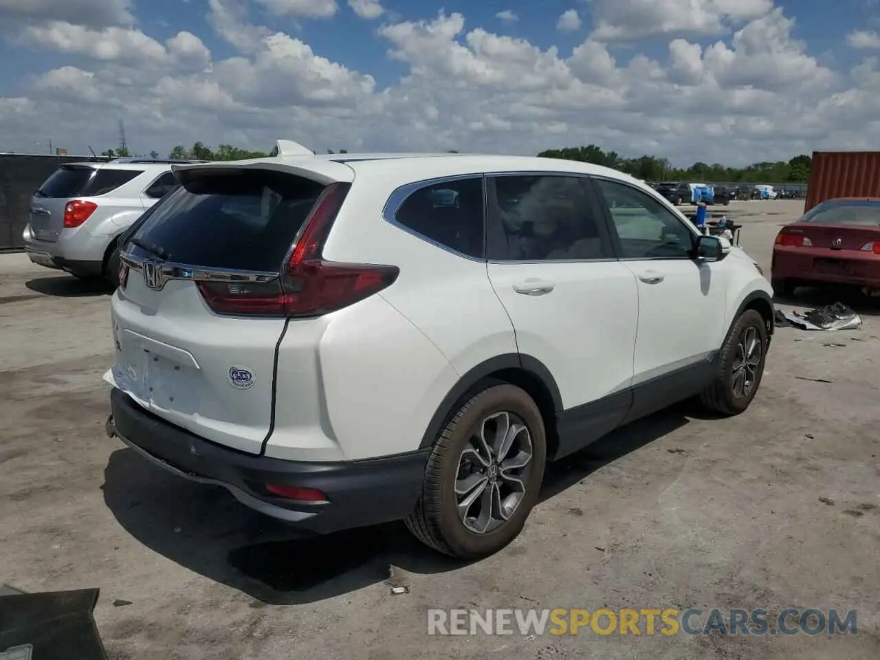 3 fotografías del automóvil dañado 7FARW1H8XLE030025 HONDA CRV 2020