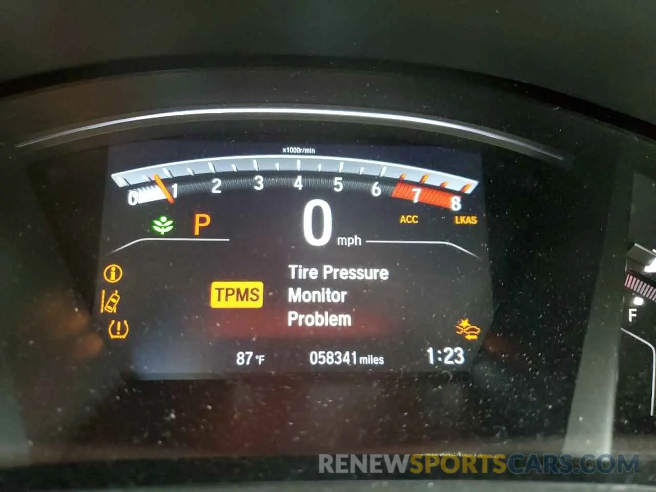 9 fotografías del automóvil dañado 7FARW1H8XLE030025 HONDA CRV 2020