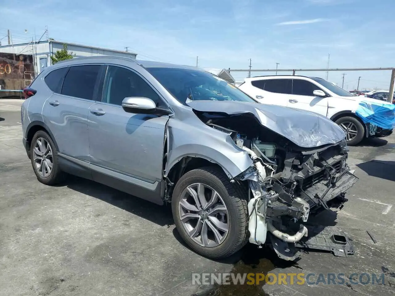 4 fotografías del automóvil dañado 7FARW1H92LE002180 HONDA CRV 2020