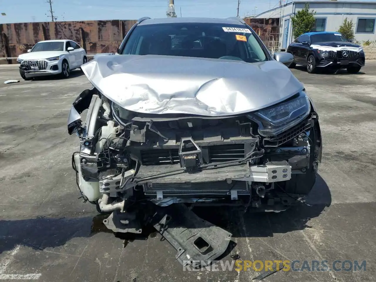 5 fotografías del automóvil dañado 7FARW1H92LE002180 HONDA CRV 2020