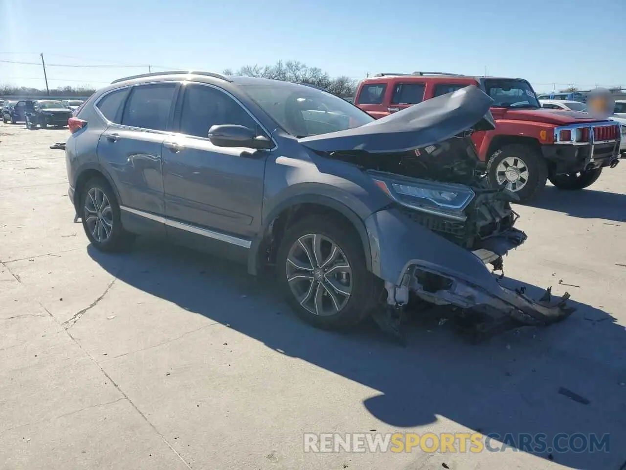 4 fotografías del automóvil dañado 7FARW1H95LE002254 HONDA CRV 2020