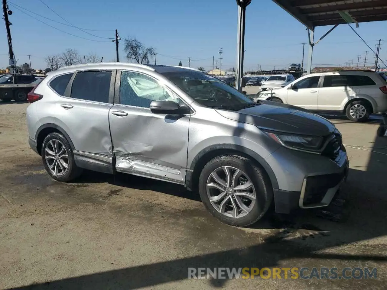 4 fotografías del automóvil dañado 7FARW1H95LE009818 HONDA CRV 2020