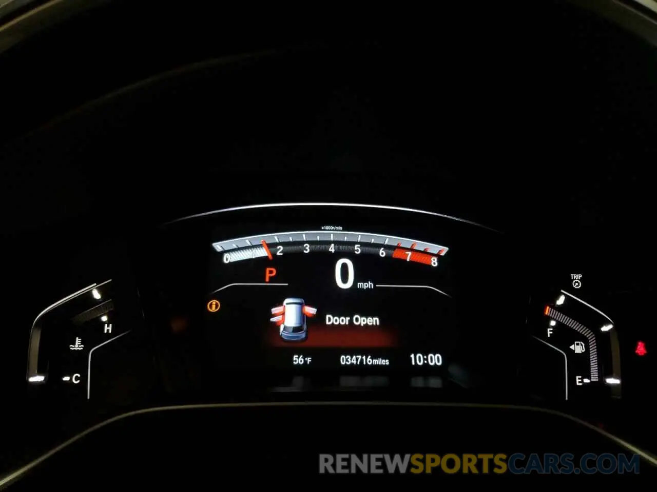 9 fotografías del automóvil dañado 7FARW2H54LE014916 HONDA CRV 2020