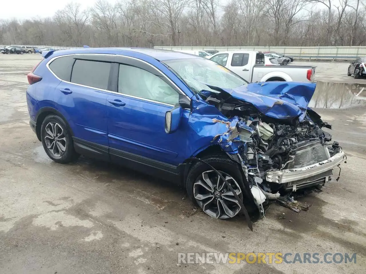 4 fotografías del automóvil dañado 7FARW2H55LE004329 HONDA CRV 2020