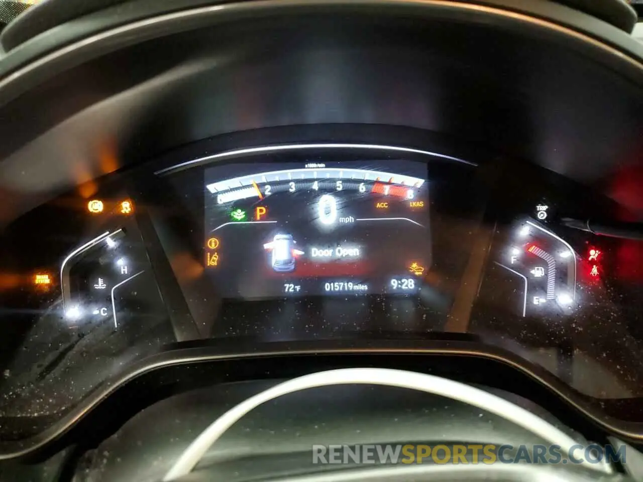 9 fotografías del automóvil dañado 7FARW2H5XLE001801 HONDA CRV 2020