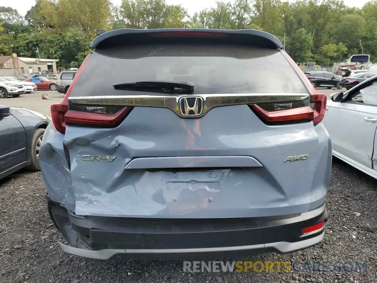 6 fotografías del automóvil dañado 7FARW2H83LE003335 HONDA CRV 2020