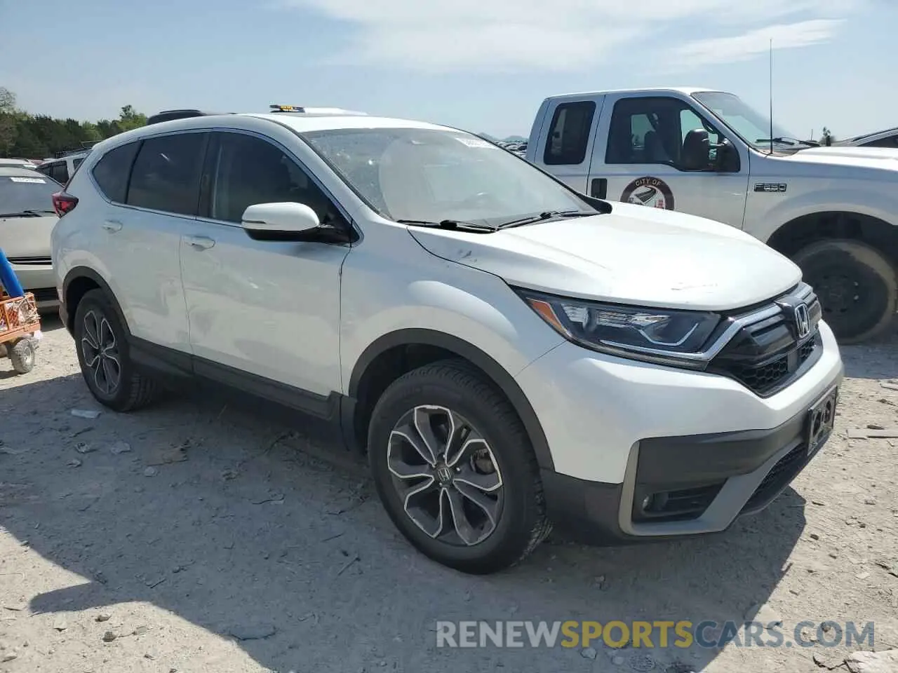 4 fotografías del automóvil dañado 7FARW2H84LE001111 HONDA CRV 2020
