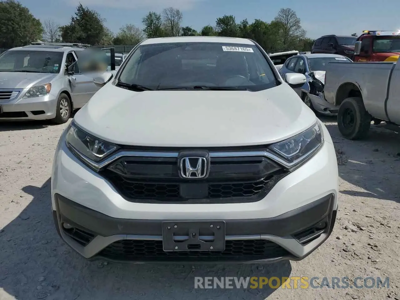 5 fotografías del automóvil dañado 7FARW2H84LE001111 HONDA CRV 2020