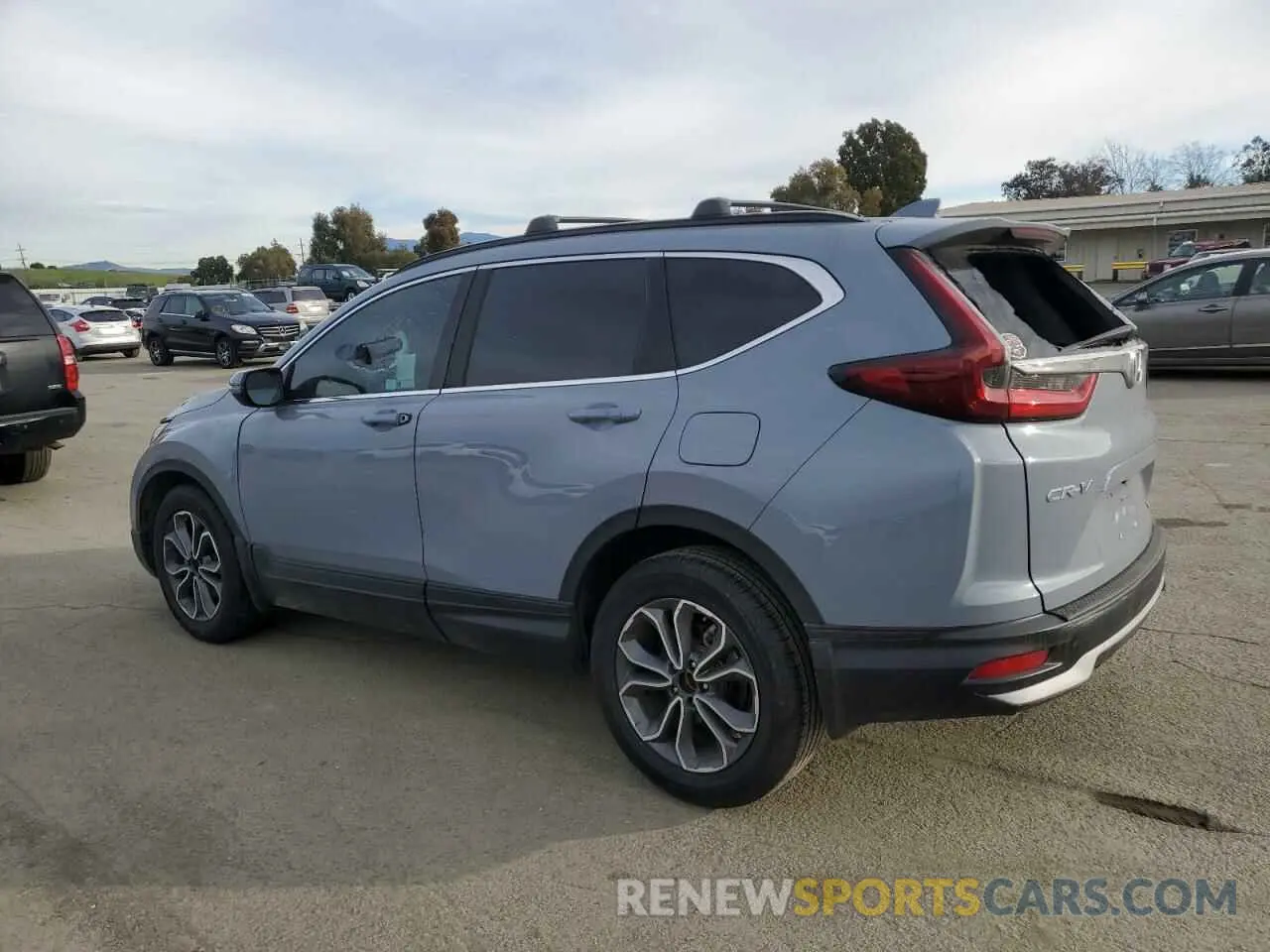 2 fotografías del automóvil dañado 2HKRW1H50MH426436 HONDA CRV 2021