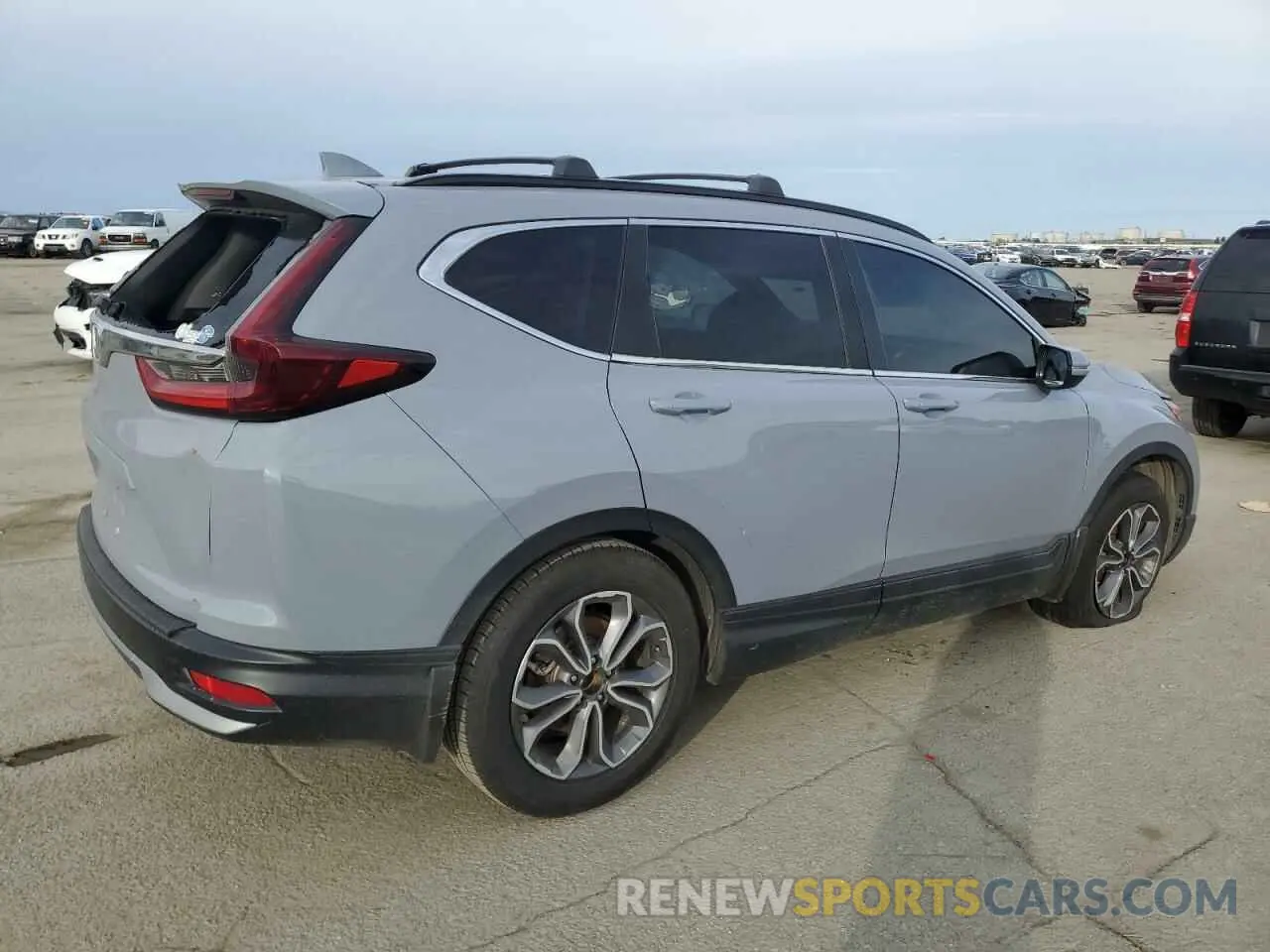 3 fotografías del automóvil dañado 2HKRW1H50MH426436 HONDA CRV 2021