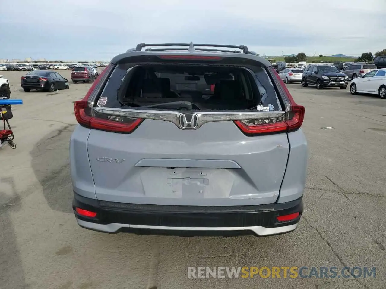 6 fotografías del automóvil dañado 2HKRW1H50MH426436 HONDA CRV 2021