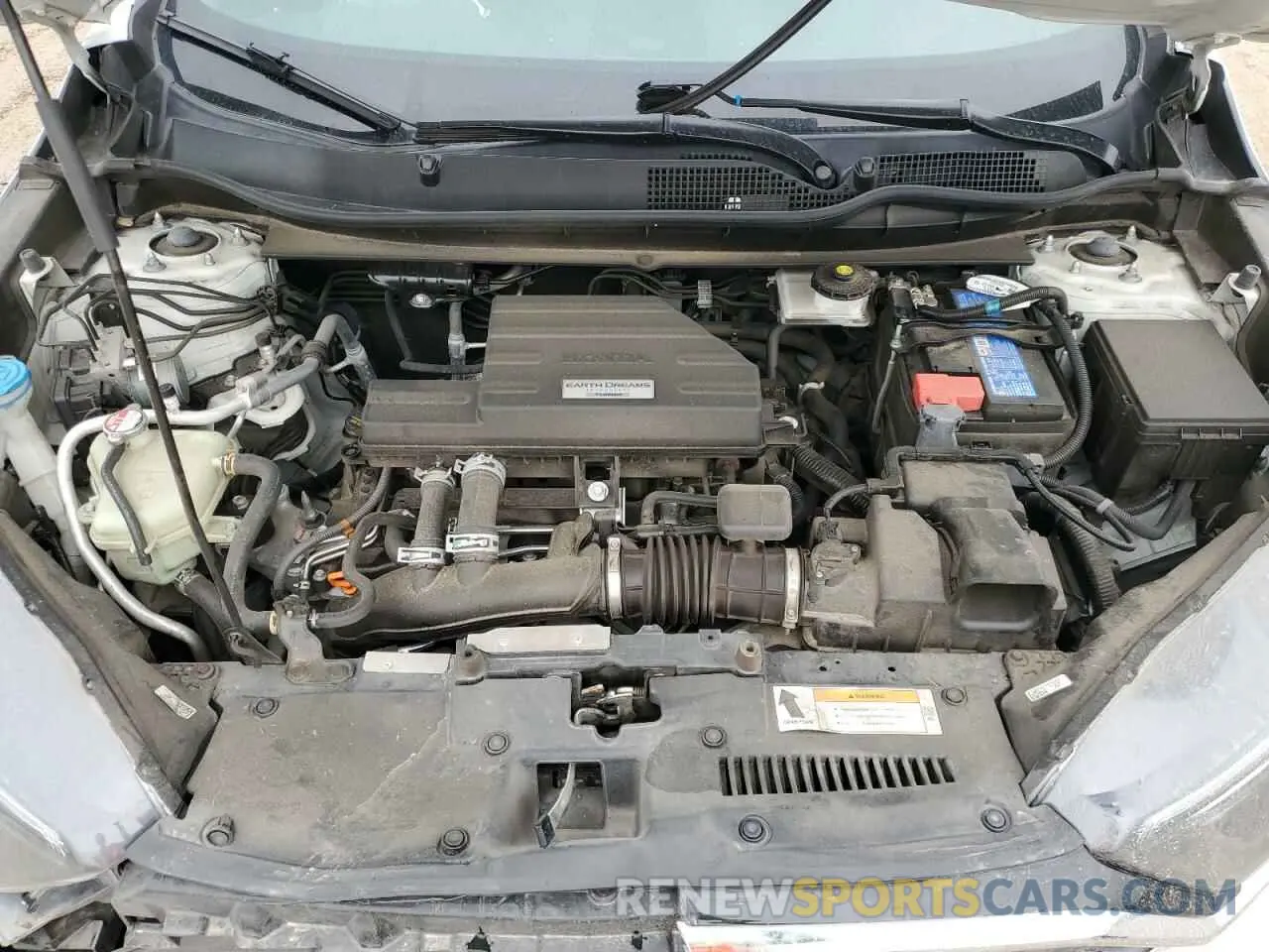 13 fotografías del automóvil dañado 2HKRW1H55MH417778 HONDA CRV 2021