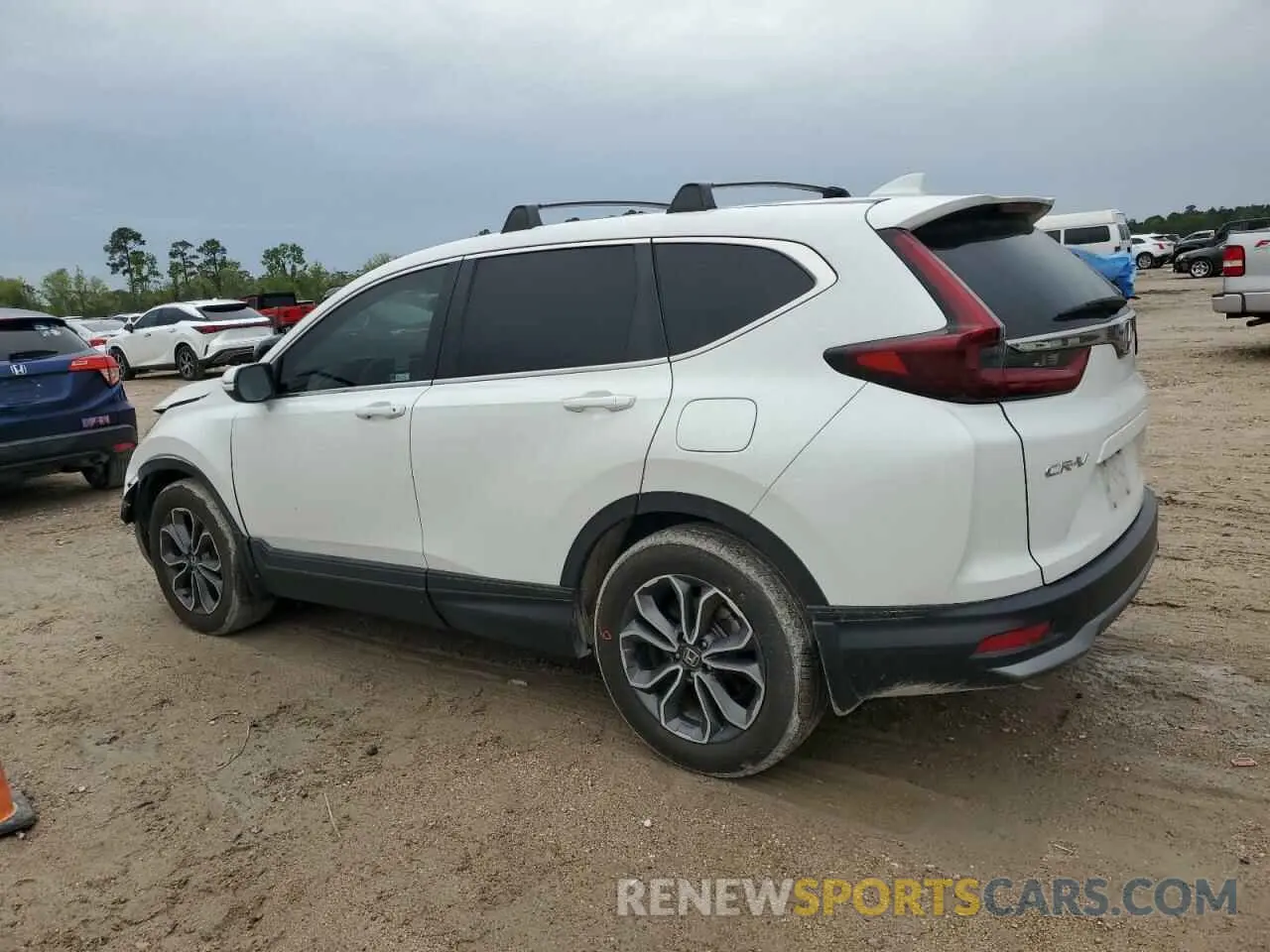 2 fotografías del automóvil dañado 2HKRW1H55MH417778 HONDA CRV 2021