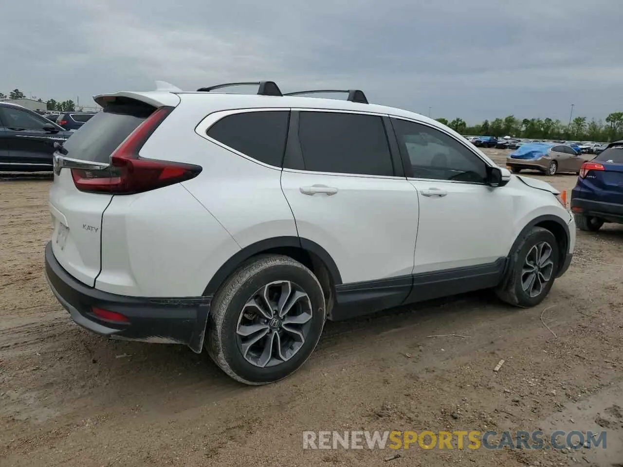 3 fotografías del automóvil dañado 2HKRW1H55MH417778 HONDA CRV 2021