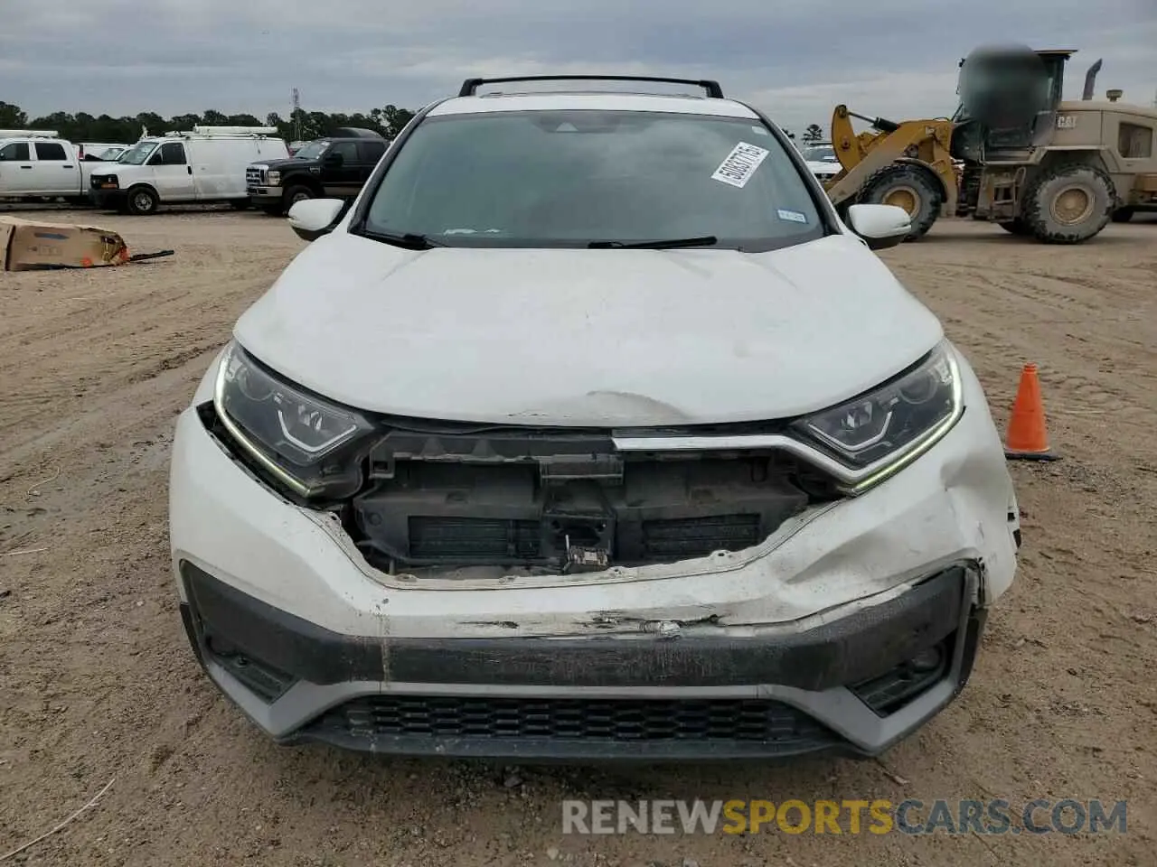 5 fotografías del automóvil dañado 2HKRW1H55MH417778 HONDA CRV 2021
