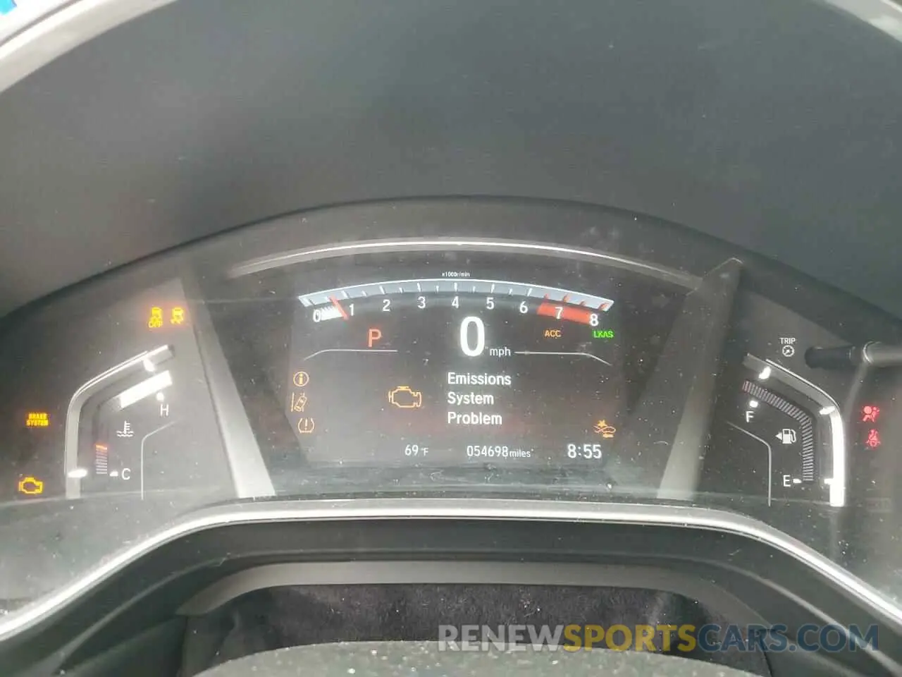 9 fotografías del automóvil dañado 2HKRW1H55MH417778 HONDA CRV 2021