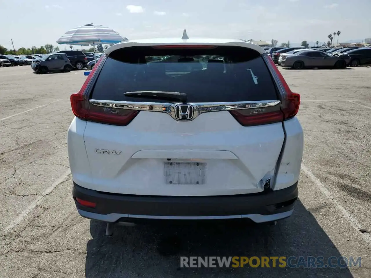 6 fotografías del automóvil dañado 2HKRW1H5XMH419736 HONDA CRV 2021