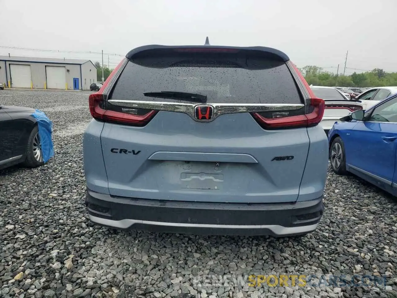 6 fotografías del automóvil dañado 2HKRW1H5XMH423477 HONDA CRV 2021