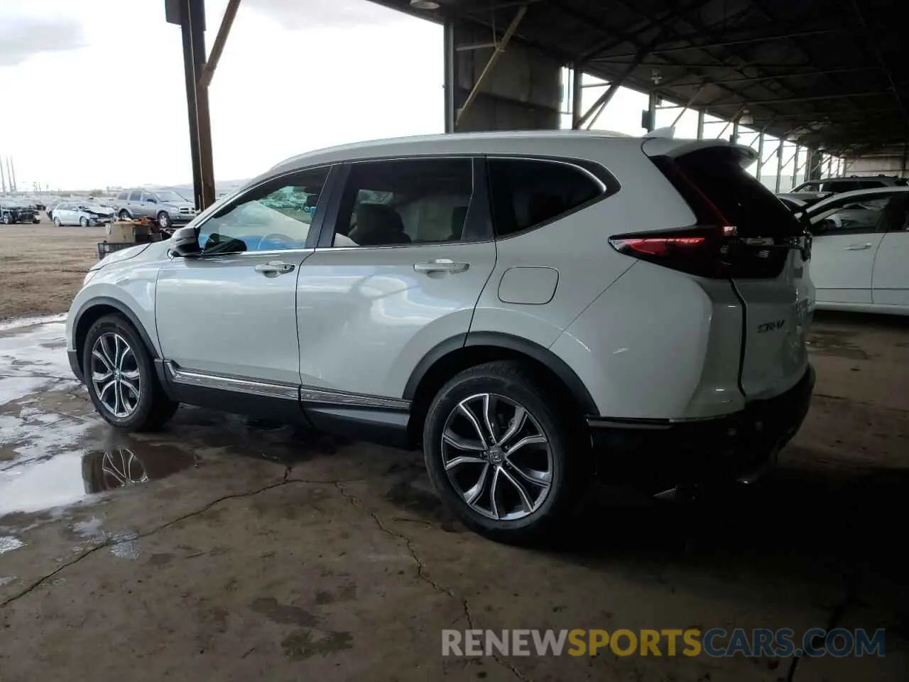 2 fotografías del automóvil dañado 2HKRW1H96MH402242 HONDA CRV 2021