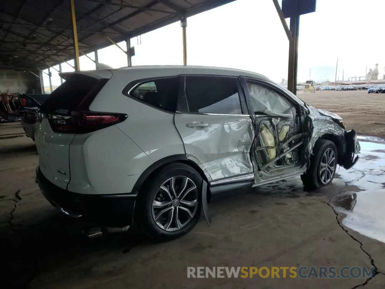 3 fotografías del automóvil dañado 2HKRW1H96MH402242 HONDA CRV 2021