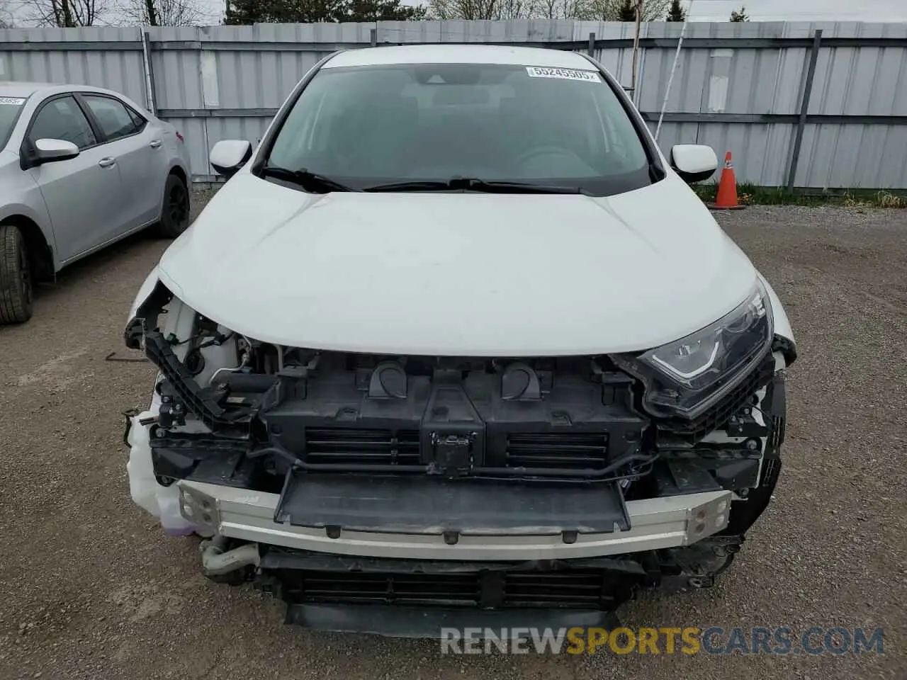 5 fotografías del automóvil dañado 2HKRW2H21MH214799 HONDA CRV 2021