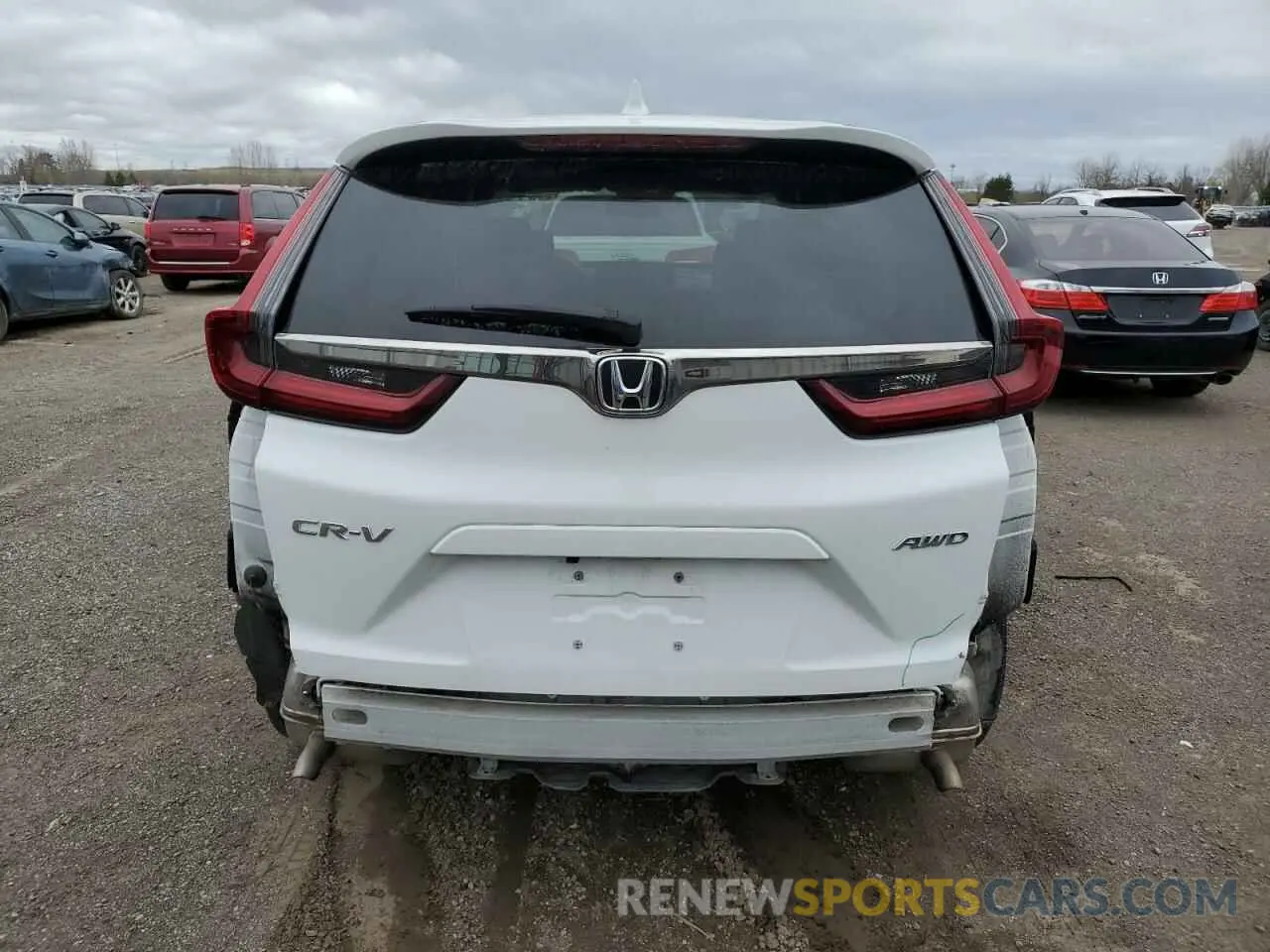 6 fotografías del automóvil dañado 2HKRW2H21MH214799 HONDA CRV 2021