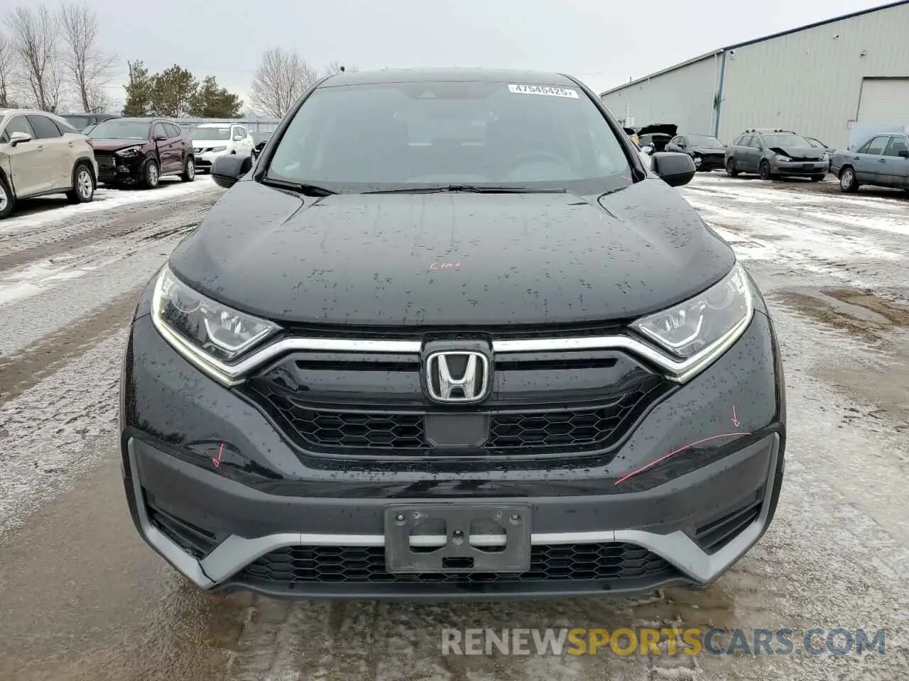 5 fotografías del automóvil dañado 2HKRW2H26MH203541 HONDA CRV 2021