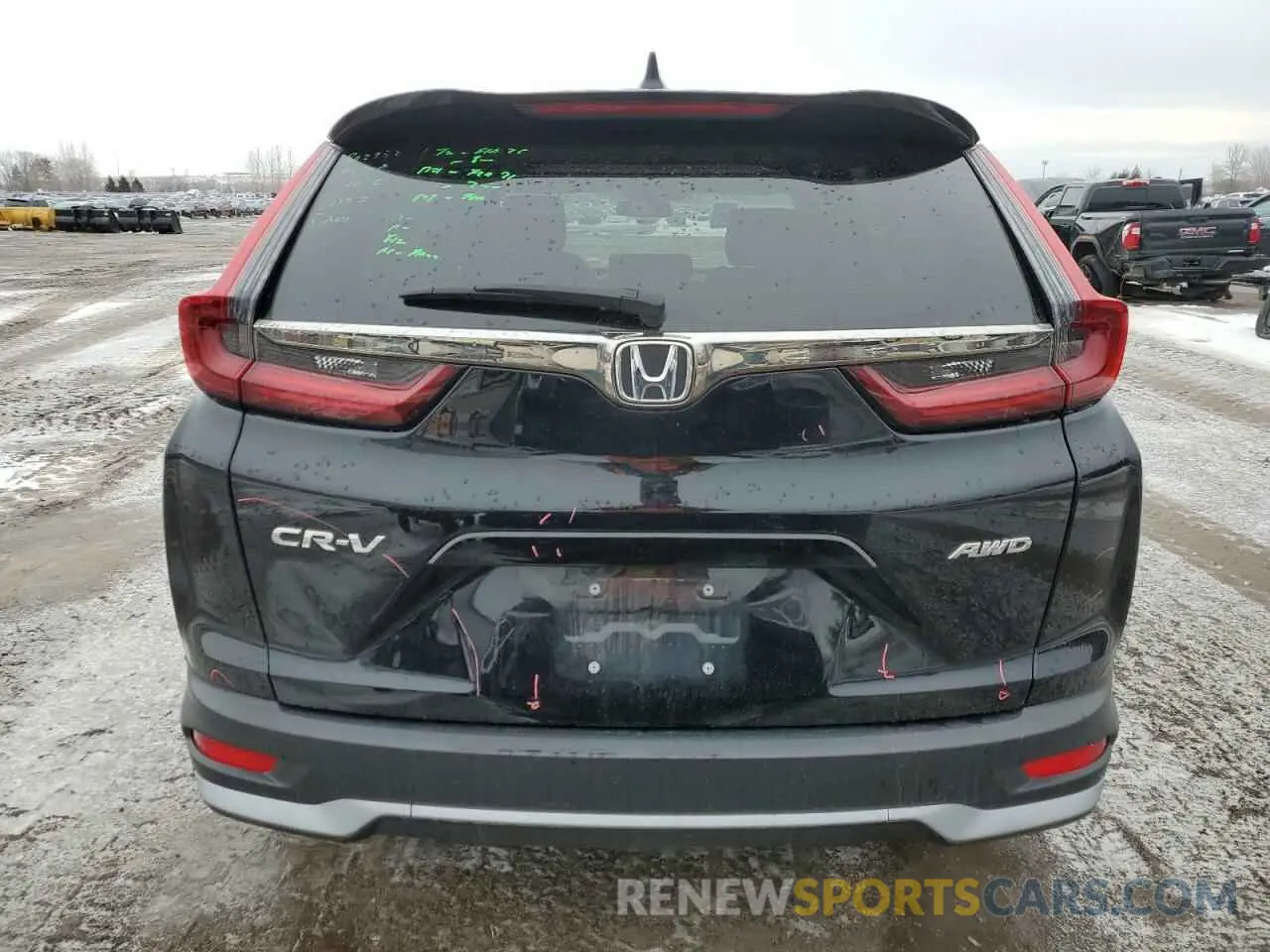 6 fotografías del automóvil dañado 2HKRW2H26MH203541 HONDA CRV 2021