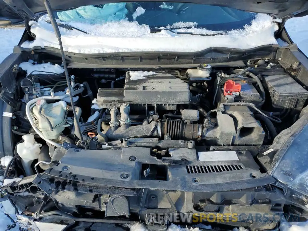 12 fotografías del automóvil dañado 2HKRW2H44MH230822 HONDA CRV 2021