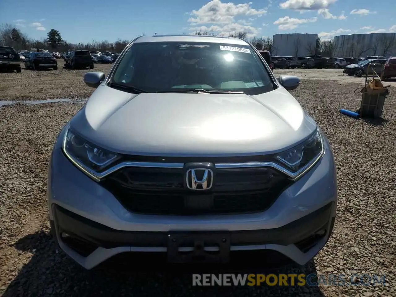 5 fotografías del automóvil dañado 2HKRW2H52MH627258 HONDA CRV 2021