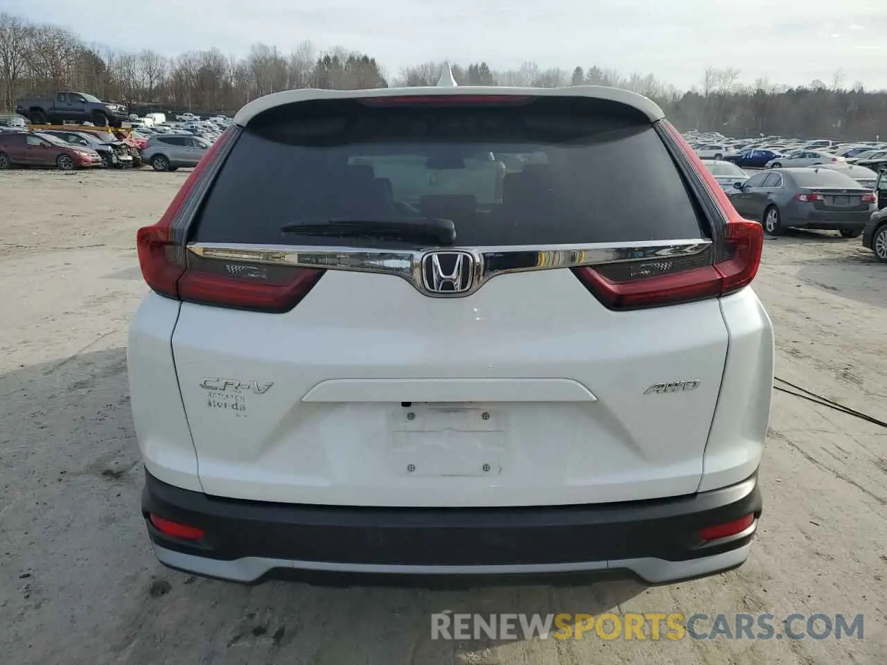 6 fotografías del automóvil dañado 2HKRW2H52MH649311 HONDA CRV 2021