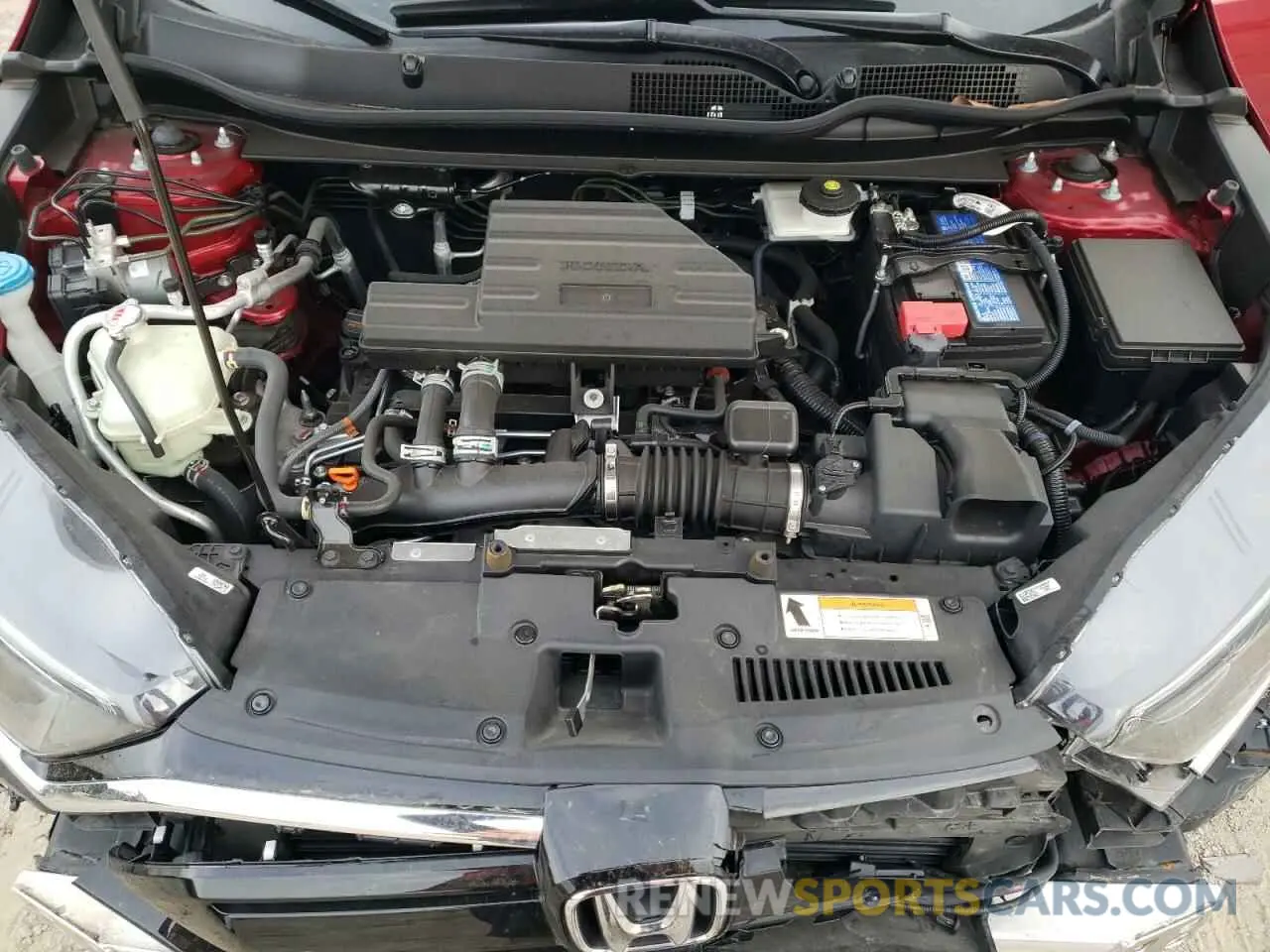12 fotografías del automóvil dañado 2HKRW2H52MH669865 HONDA CRV 2021