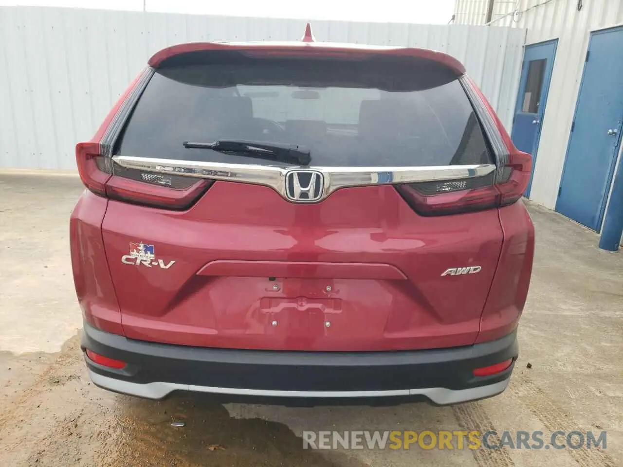 6 fotografías del automóvil dañado 2HKRW2H52MH669865 HONDA CRV 2021