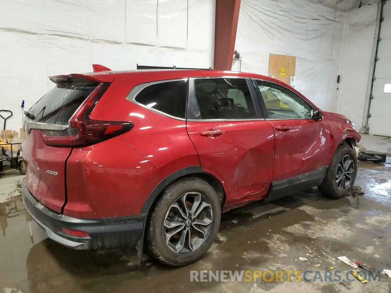 3 fotografías del automóvil dañado 2HKRW2H53MH630492 HONDA CRV 2021