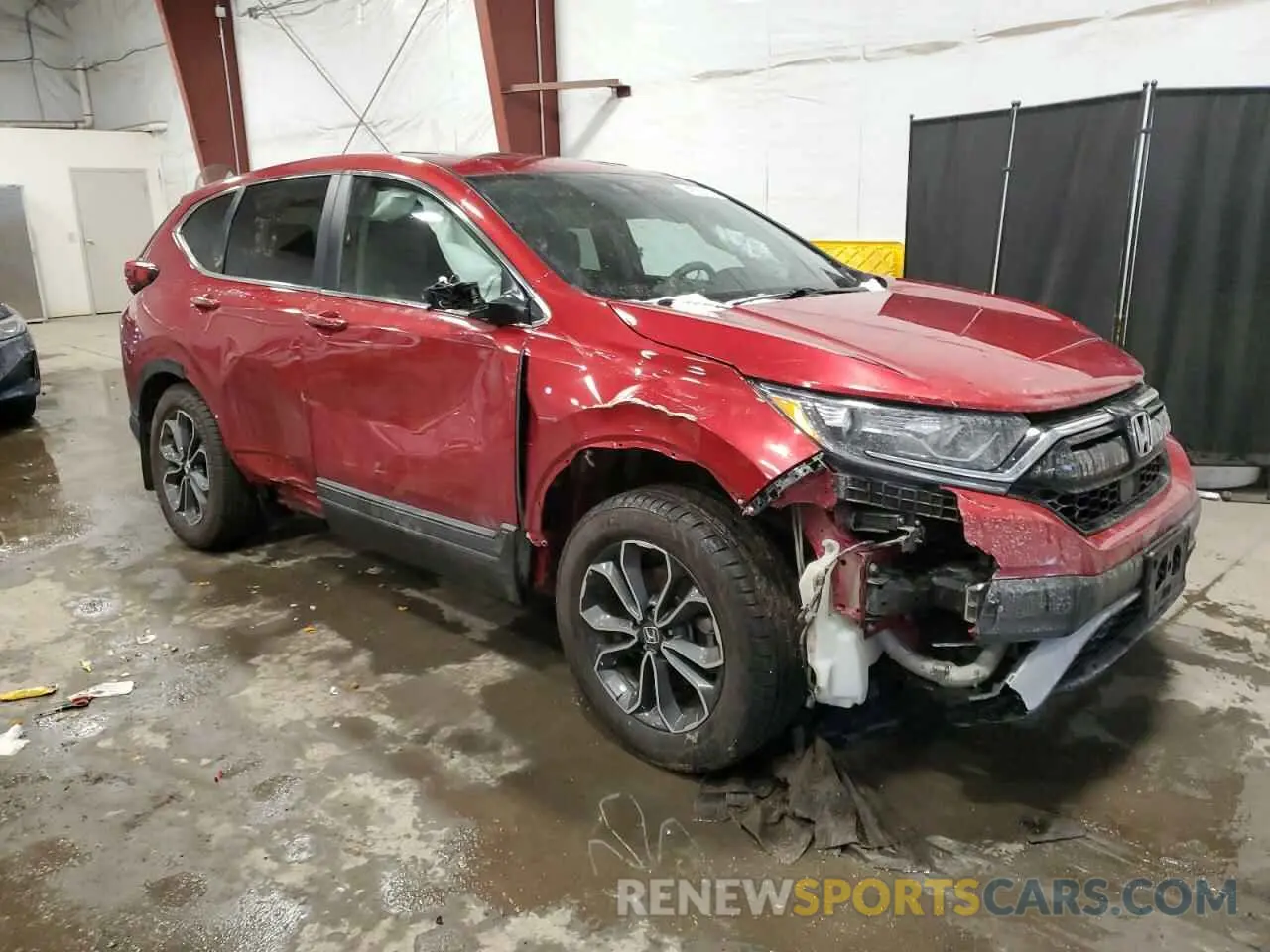 4 fotografías del automóvil dañado 2HKRW2H53MH630492 HONDA CRV 2021
