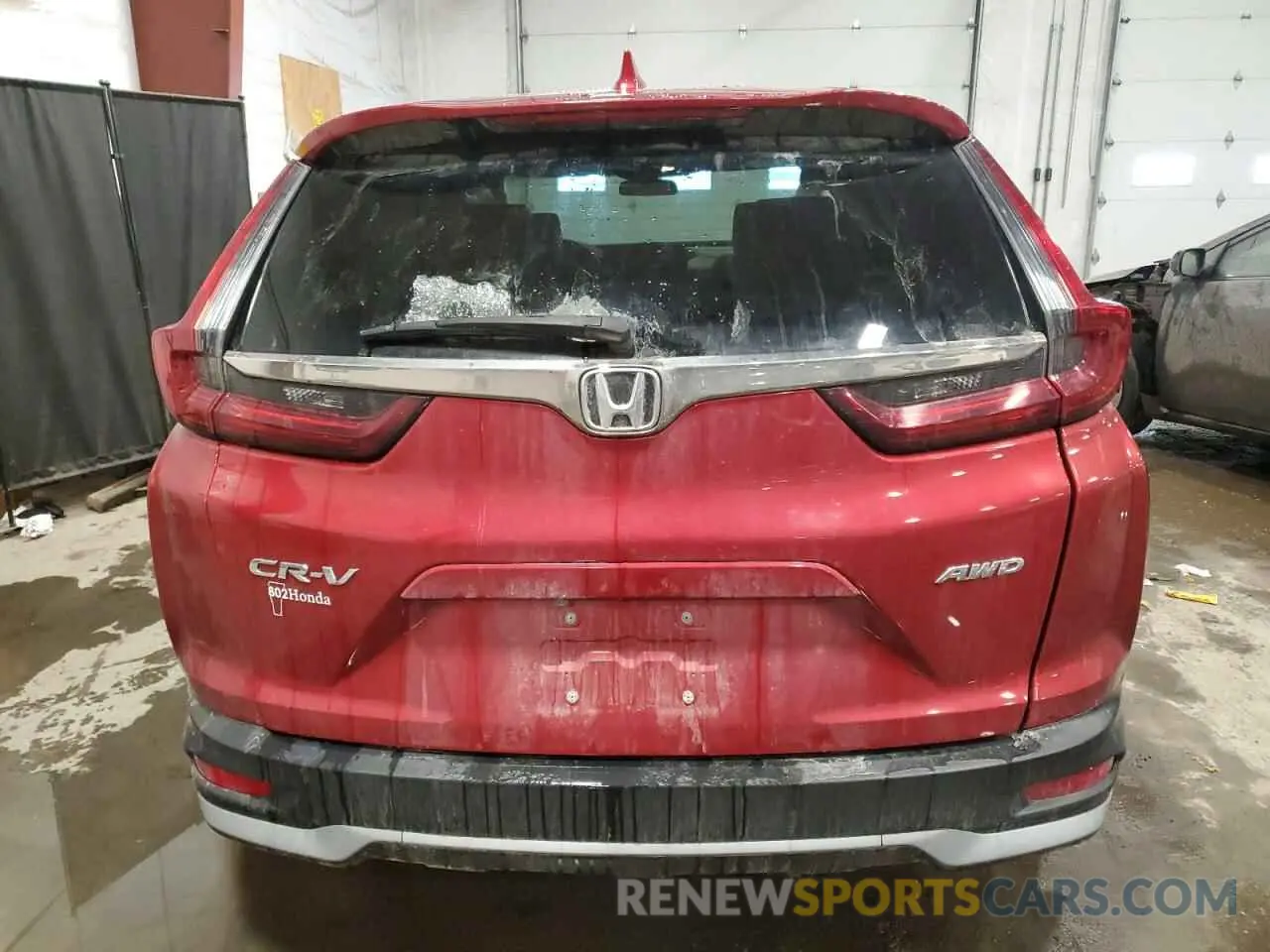 6 fotografías del automóvil dañado 2HKRW2H53MH630492 HONDA CRV 2021