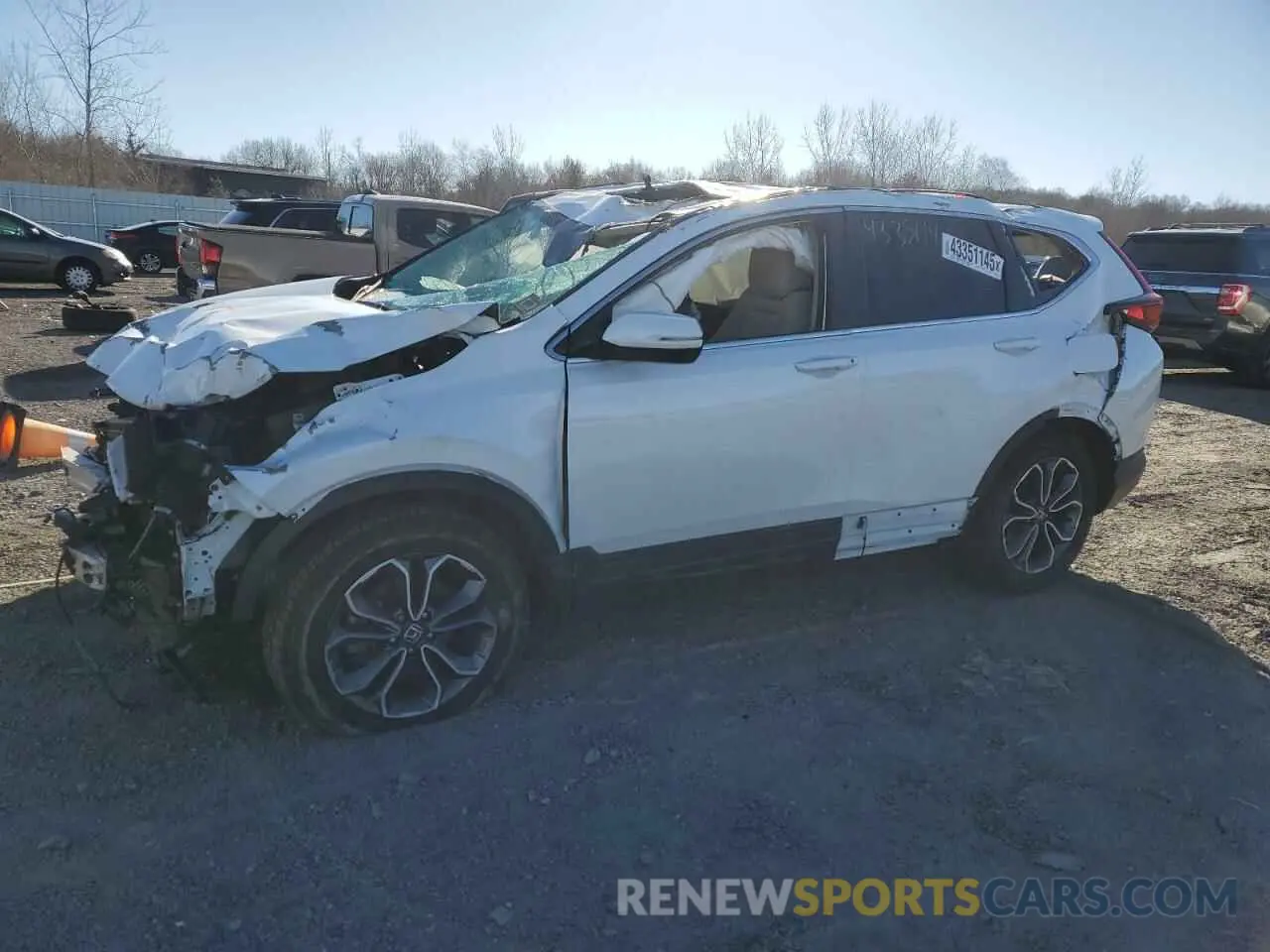 1 fotografías del automóvil dañado 2HKRW2H54MH603544 HONDA CRV 2021