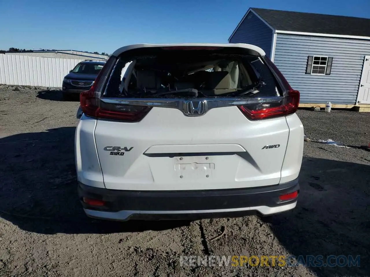 6 fotografías del automóvil dañado 2HKRW2H54MH603544 HONDA CRV 2021