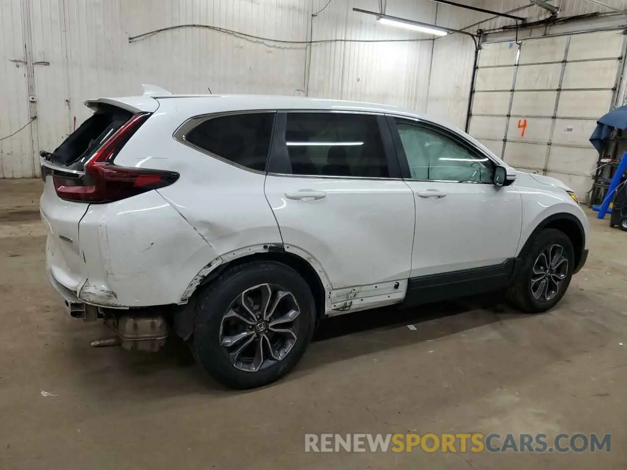 3 fotografías del automóvil dañado 2HKRW2H54MH627178 HONDA CRV 2021