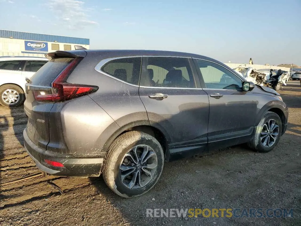 3 fotografías del automóvil dañado 2HKRW2H54MH638259 HONDA CRV 2021
