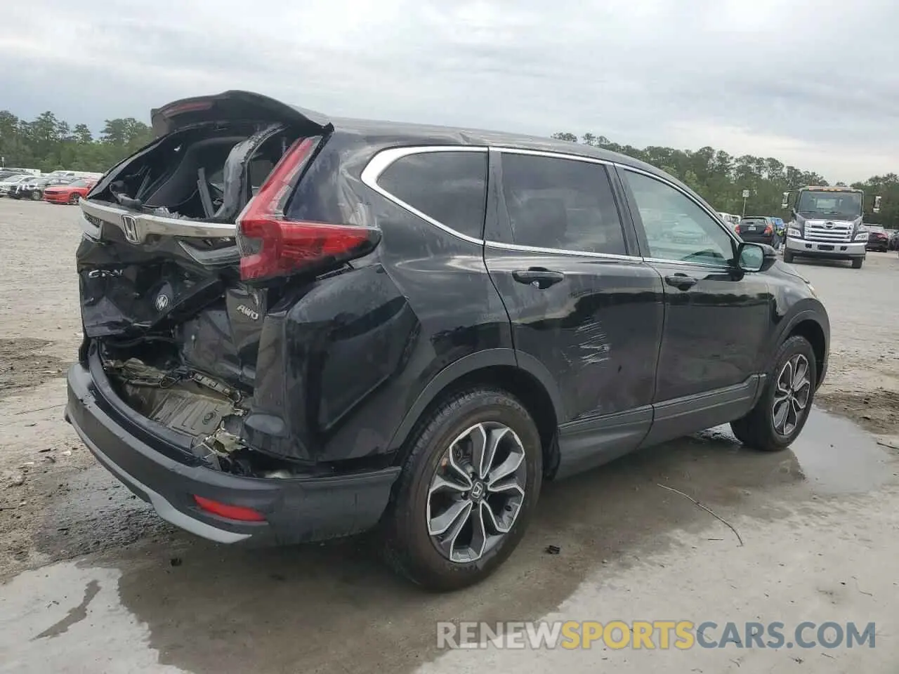 3 fotografías del automóvil dañado 2HKRW2H54MH648905 HONDA CRV 2021